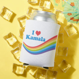 I Liebe Kamala Niedlich Election Rainbow Dosenkühler