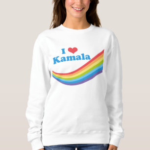 I Liebe Kamala Niedlich Election Rainbow Women Sweatshirt