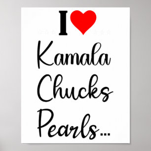 I Liebe Kamala Niedlich Schuhe für die Präsidentsc Poster