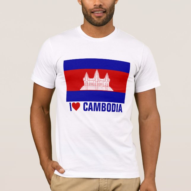 I Liebe Kambodscha T-Shirt (Vorderseite)