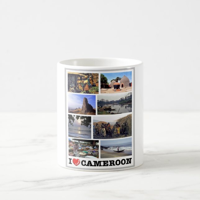 I LIEBE Kamerun - Kaffeetasse (Mittel)