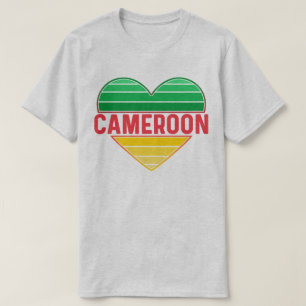 I. Liebe Kamerun, Kamerunisches Herz T-Shirt