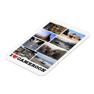 I LIEBE Kamerun - Magnet