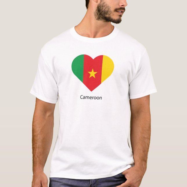 I Liebe Kamerun T-Shirt (Vorderseite)