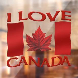 I Liebe Kanada Decals Custom Canada Window Decal Fensteraufkleber