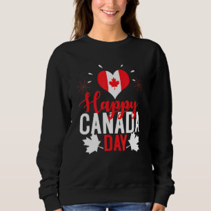 I Liebe Kanada Glücklich Kanada Tag 5 Sweatshirt