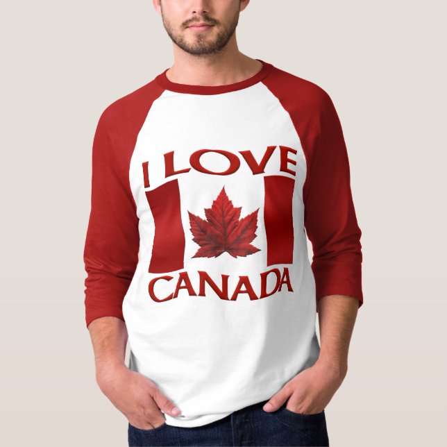 I Liebe Kanada Shirts Kanada Souvenir Top (Vorderseite)