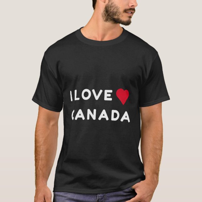 I Liebe Kanada T-Shirt (Vorderseite)