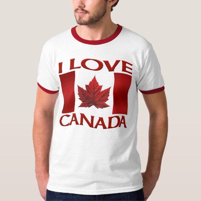 I Liebe Kanada T - Shirt Geschenke Souvenir Kanada (Vorderseite)