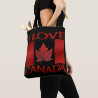 I Liebe Kanada Tragetaschen Custom I Liebe Canada