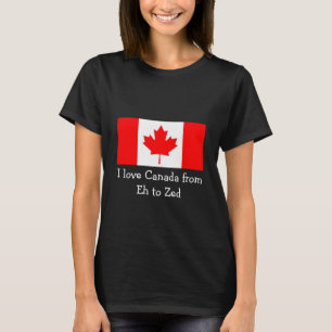 I Liebe Kanada von wie zum Zed - Spaß T-Shirt