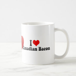 I Liebe-kanadischer Speck Tasse