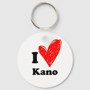 I Liebe Kano Schlüsselanhänger