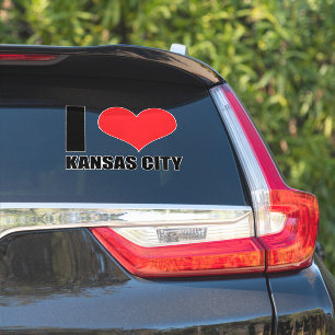 I Liebe Kansas City Aufkleber