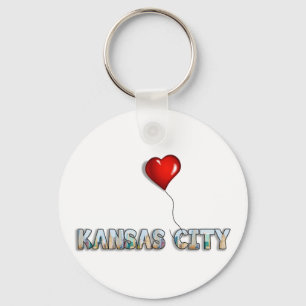 I Liebe Kansas City mit kcSkyline innerhalb der Schlüsselanhänger