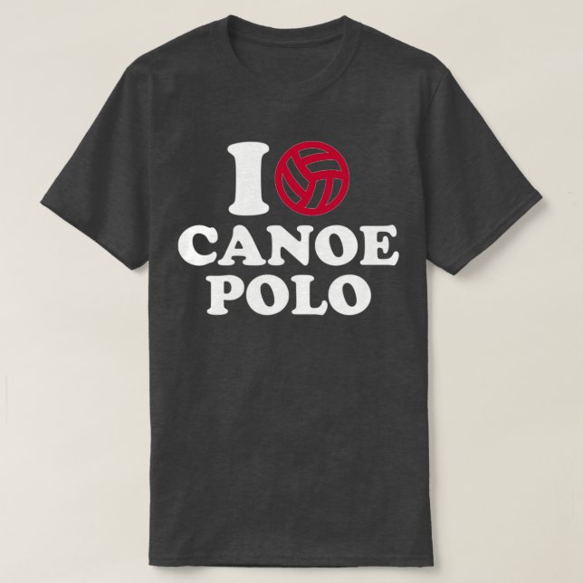 I Liebe Kanupolo T-Shirt (Design vorne)