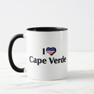 I Liebe Kap Verde Flag Tasse
