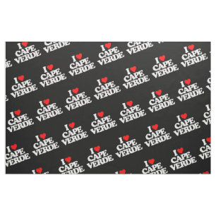 I LIEBE KAP-VERDE STOFF