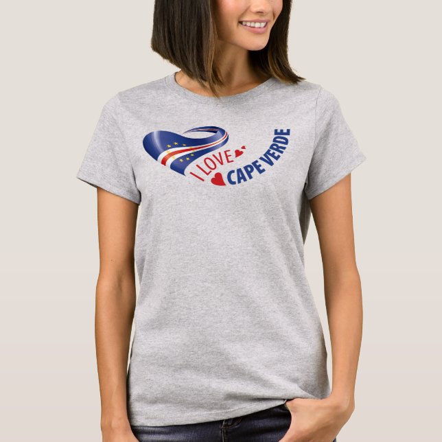 I Liebe Kap Verde T-Shirt (Vorderseite)