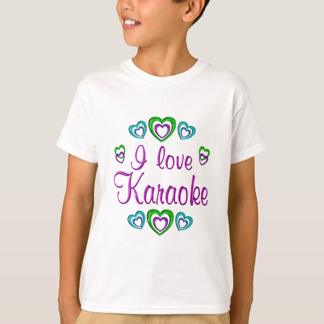 I Liebe-Karaoke T-Shirt (Vorderseite)