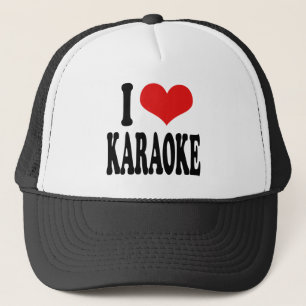 I Liebe-Karaoke Truckerkappe
