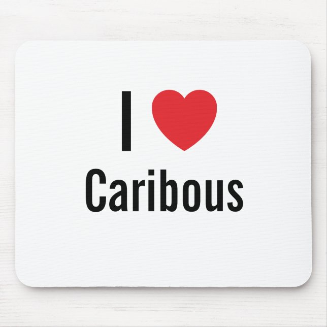 I Liebe Karibik Mousepad (Vorne)
