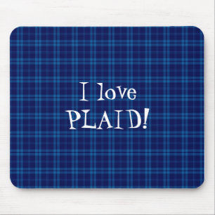 I Liebe Kariert - Royal Blue Mousepad
