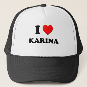 I Liebe Karina Truckerkappe