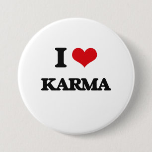 I Liebe-Karma Button
