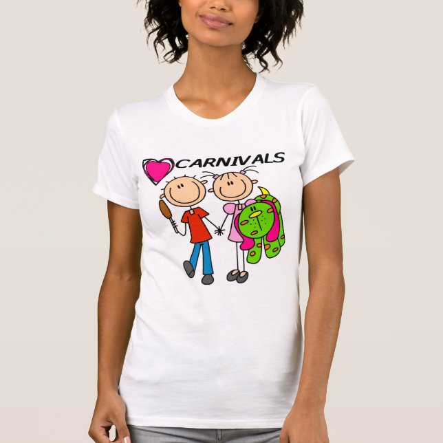 I Liebe-Karnevals-T-Shirts und Geschenke T-Shirt (Vorderseite)