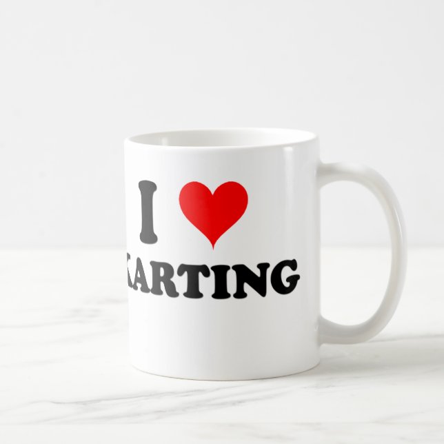 I Liebe Karting Tasse (Rechts)