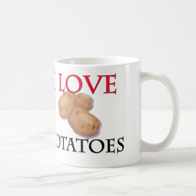 I Liebe-Kartoffeln Kaffeetasse (Rechts)