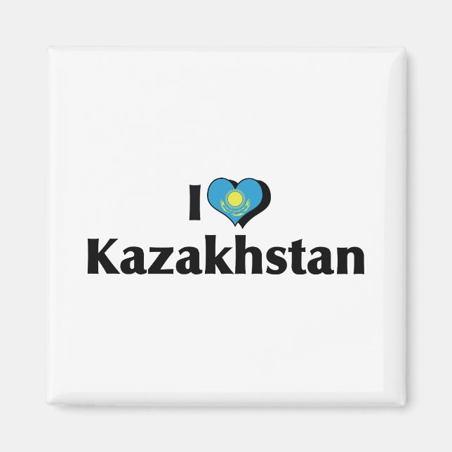I Liebe Kasachstan Magnet (Vorne)