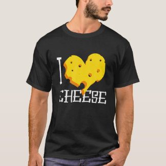 I Liebe Käse Heart Yellow Cheddar Stilton Dairy F T-Shirt