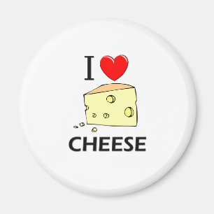 I Liebe-Käse Magnet