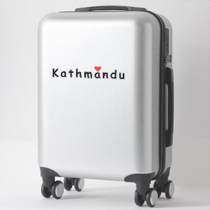 I Liebe Kathmandu Nepal Aufkleber