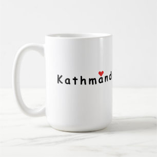 I Liebe Kathmandu Nepal Kaffeetasse