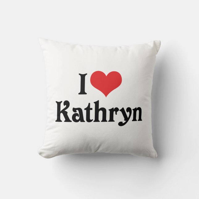 I Liebe Kathryn Kissen (Vorderseite)