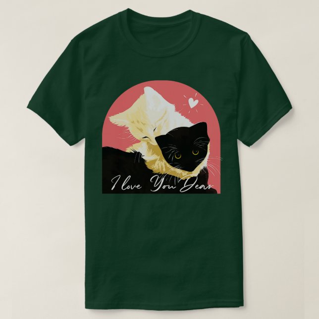 I Liebe Katze 10 T-Shirt (Design vorne)
