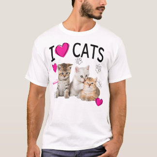 I Liebe Katzen | Cat lover I Liebe Kittens T-Shirt