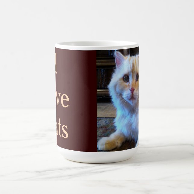 I Liebe-Katzen Kaffeetasse (Mittel)