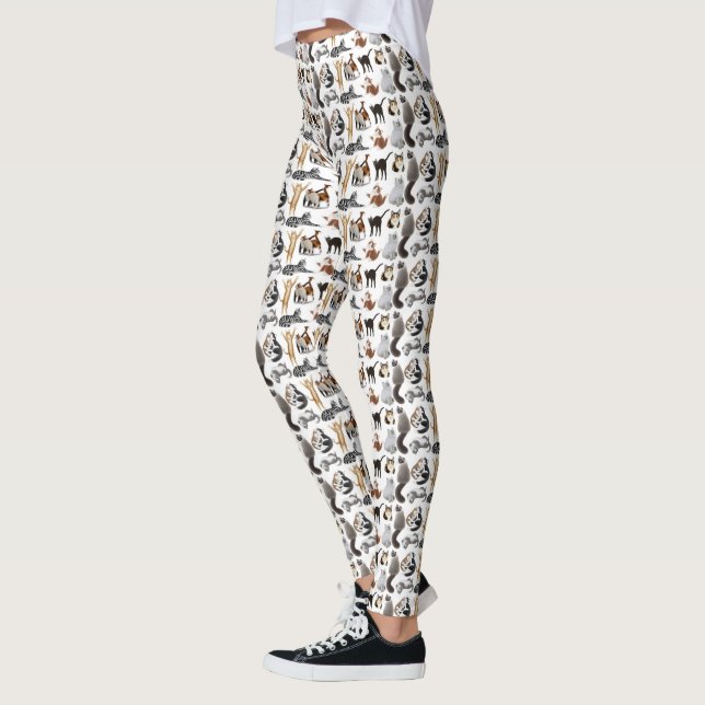 I Liebe-Katzen-Leggings Leggings (Links)