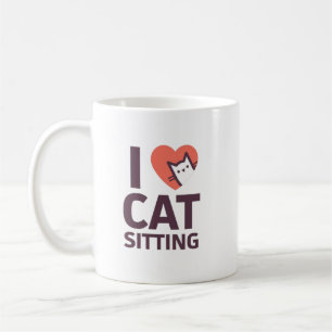 I Liebe-Katzen-Sitzen Tasse
