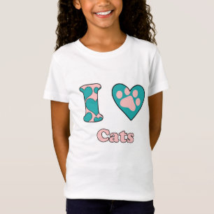 I Liebe Katzen T-Shirt