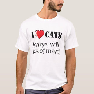 I Liebe-Katzen T-Shirt