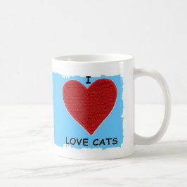 I LIEBE-KATZEN TASSE