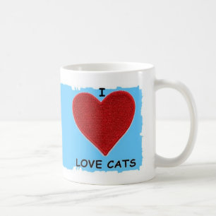 I LIEBE-KATZEN TASSE
