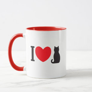 I Liebe Katzen Tasse