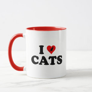 I Liebe Katzen Tasse