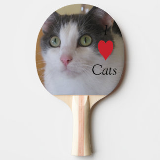I Liebe-Katzen Tischtennis Schläger